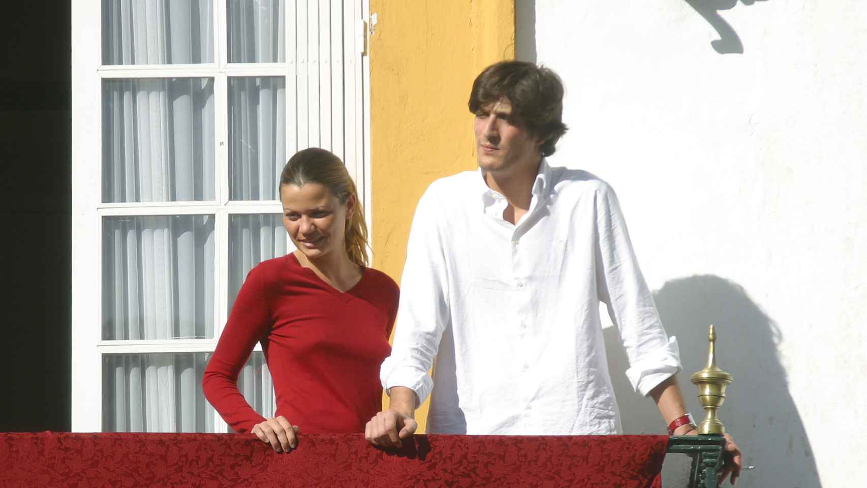 Luis Medina junto a Alejandra Rojas en una imagen de 2005.