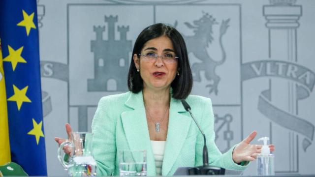 La ministra de Sanidad, Carolina Darias, en una rueda de prensa posterior al Consejo Interterritorial de Salud. Foto: EUROPA PRESS/R.Rubio