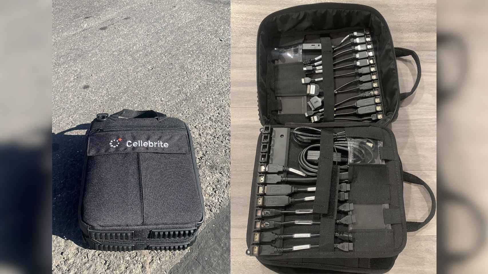La bolsa de Cellebrite con herramientas para hackear móviles