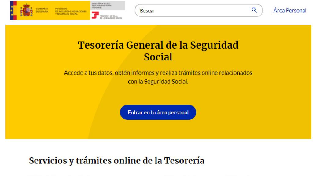 Página web del portal Import@ss