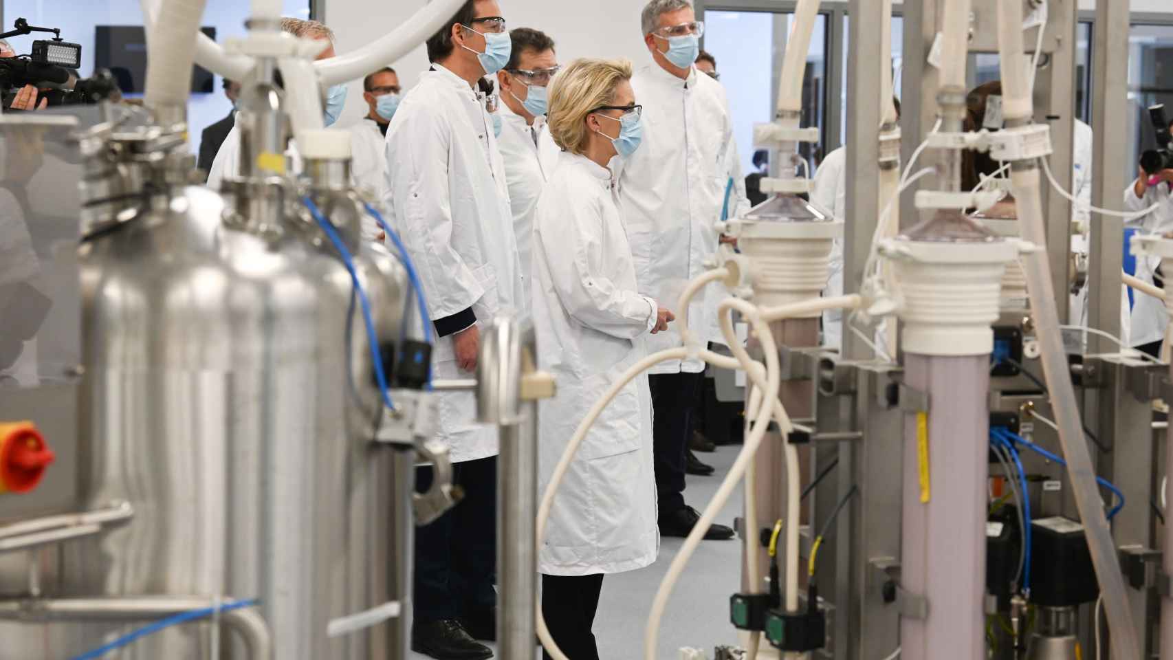Ursula von der Leyen visitó el pasado viernes la planta de Pfizer en Puurs