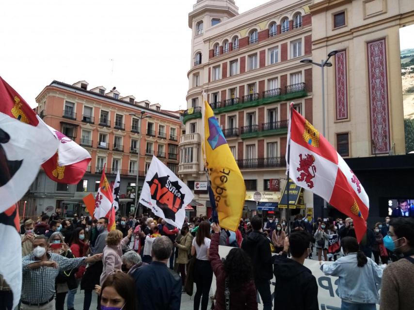 Concentracion Madrid Castilla y Leon despoblacion