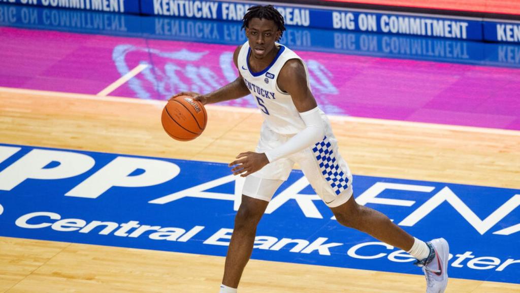 Terrence Clarke en un partido con los Kentucky Wildcats