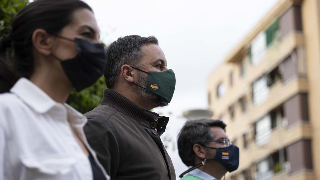 Rocío Monasterio junto a Santiago Abascal.