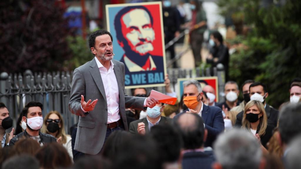 Edmundo Bal, en un acto de campaña.