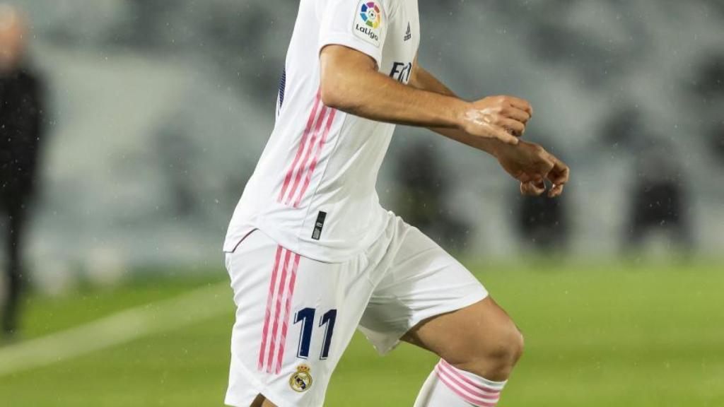 Marco Asensio, en un partido del Real Madrid en la temporada 2020/2021