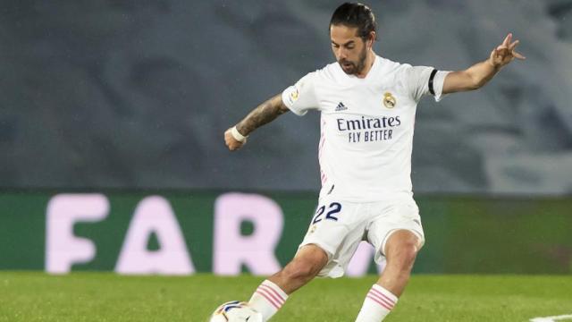 Isco Alarcón, en un partido del Real Madrid en la temporada 2020/2021