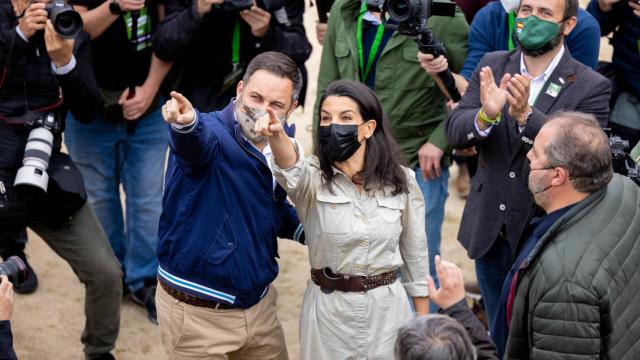 Santiago Abascal y Rocío Monasterio.