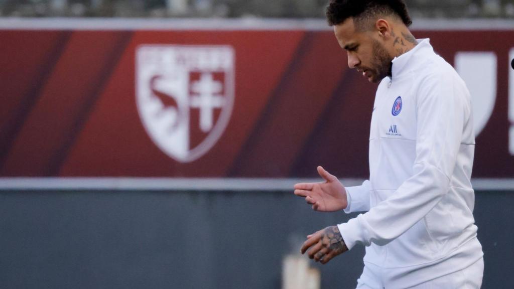 Neymar Jr. en un partido de Ligue-1 con el PSG