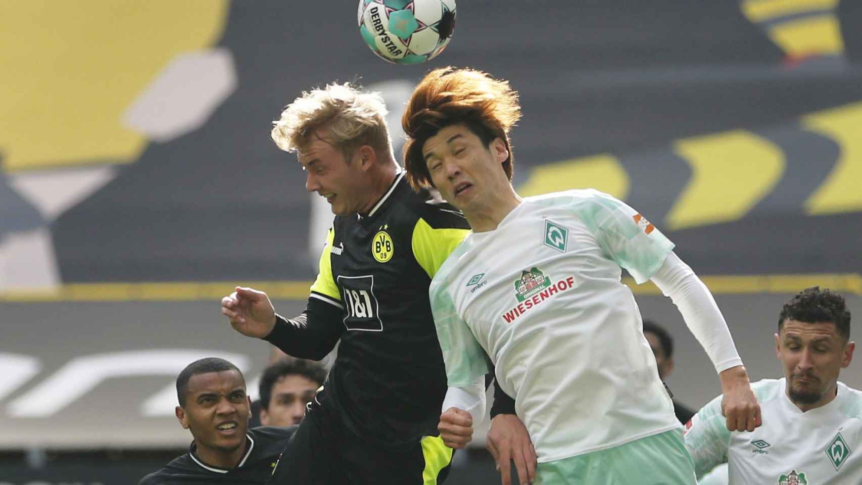 Julian Brandt, durante un partido con el Borussia Dortmund