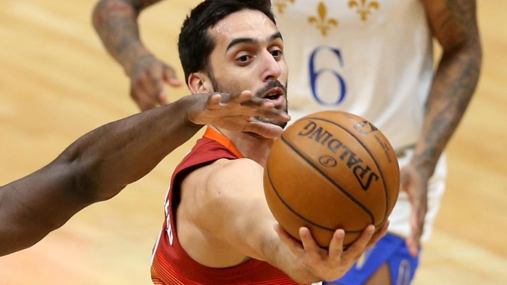 Facundo Campazzo, en un partido de la NBA