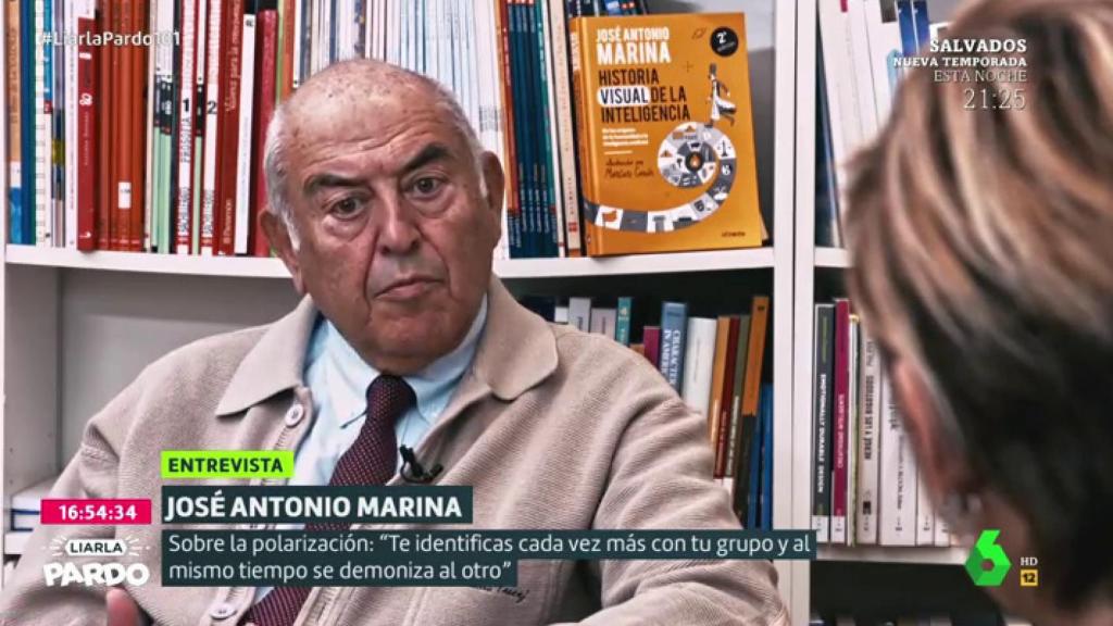 El filósofo José Antonio Marina ya advirtió de los peligros de la polarización política.