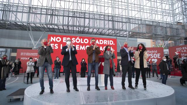 Acto de campaña de Ángel Gabilondo en Getafe.