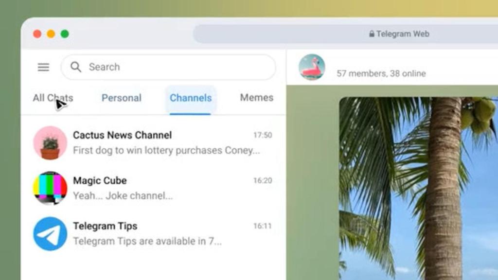 Nuevo Telegram Web