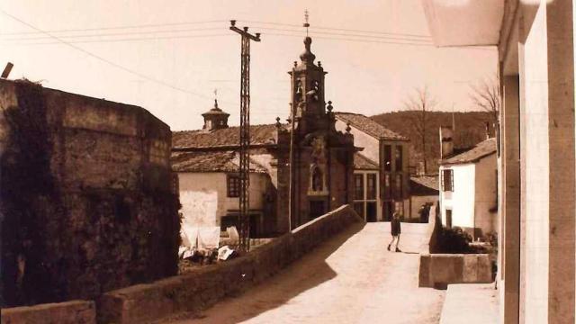 La Igrexa do Carme de Abaixo en 1960.