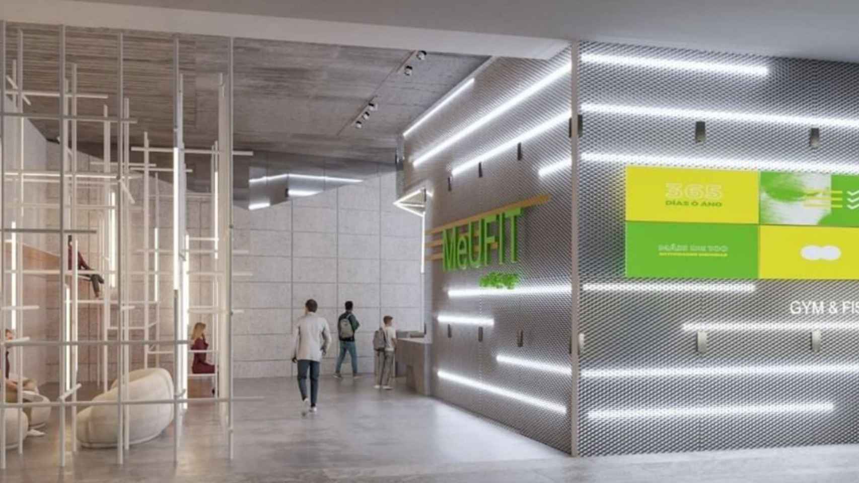 MeuFit: el nuevo gimnasio de Vialia Vigo llegará de la mano de Máis que Auga