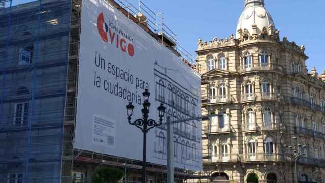 Futura sede del Consorcio de la Zona Franca en la calle Areal de Vigo.