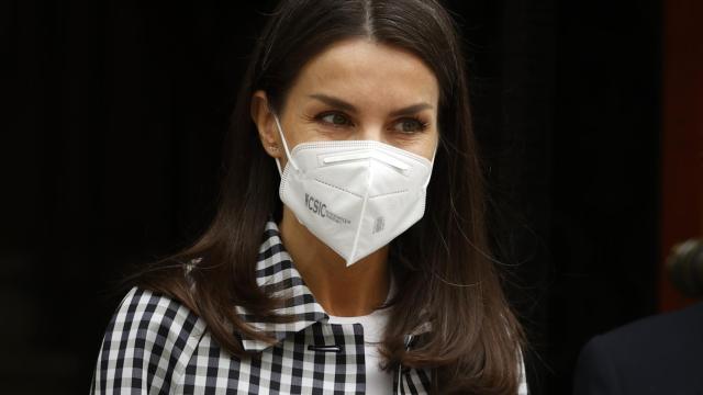 Letizia en una reunión de la Fundación RAE.