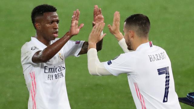 Eden Hazard sustituye a Vinicius Junior