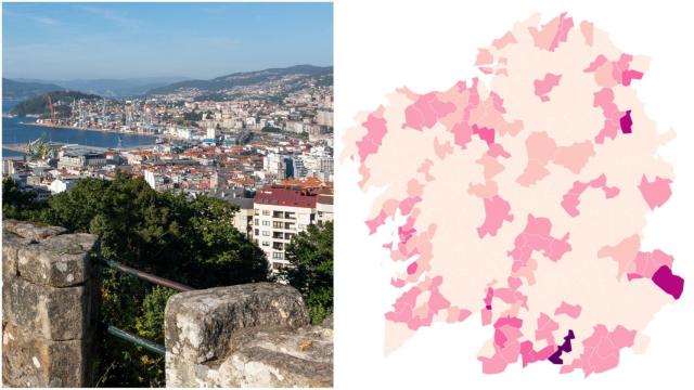 Covid: Los pueblos y ciudades más afectados de Galicia