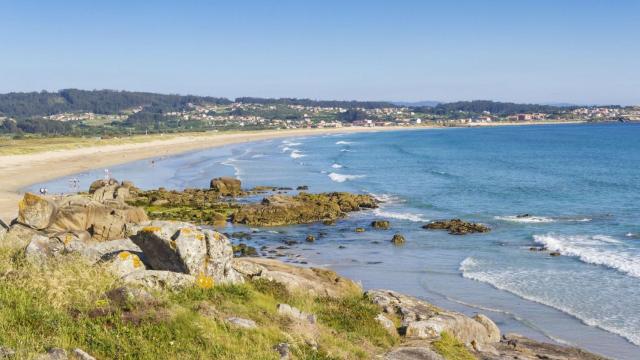 Playa de A Lanzada, en Sanxenxo.