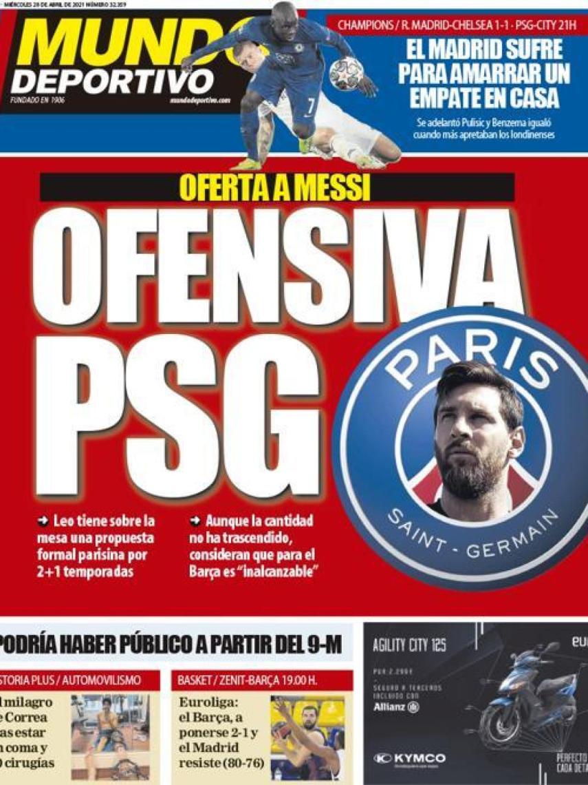 Portada Mundo Deportivo