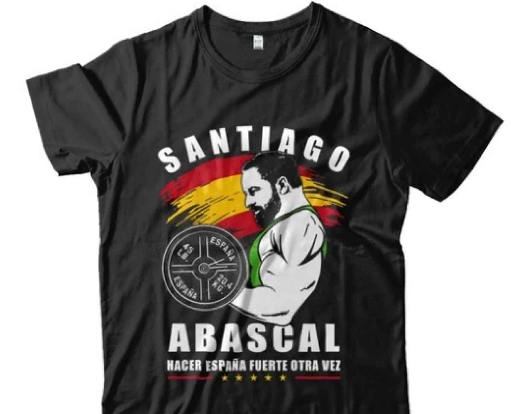 Camiseta de Santiago Abascal.