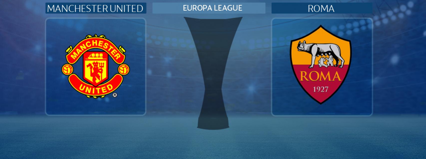 Manchester United - Roma, partido de la Europa League