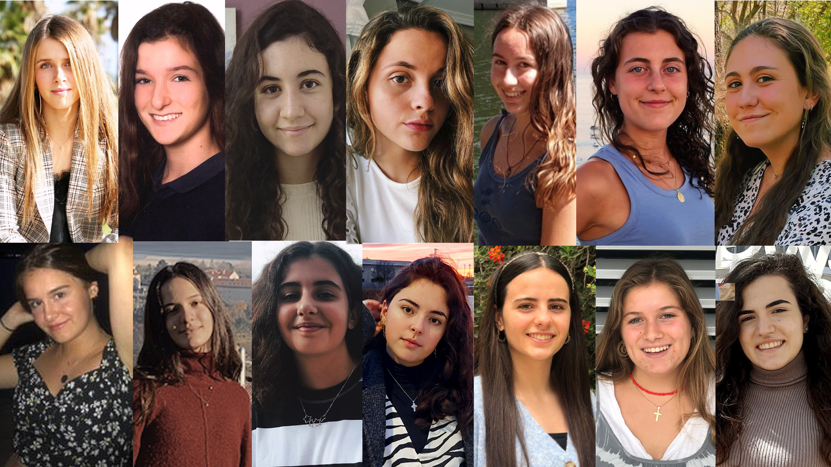 Las 14 chicas con un 10 de nota media elegidas para la Beca Europa.