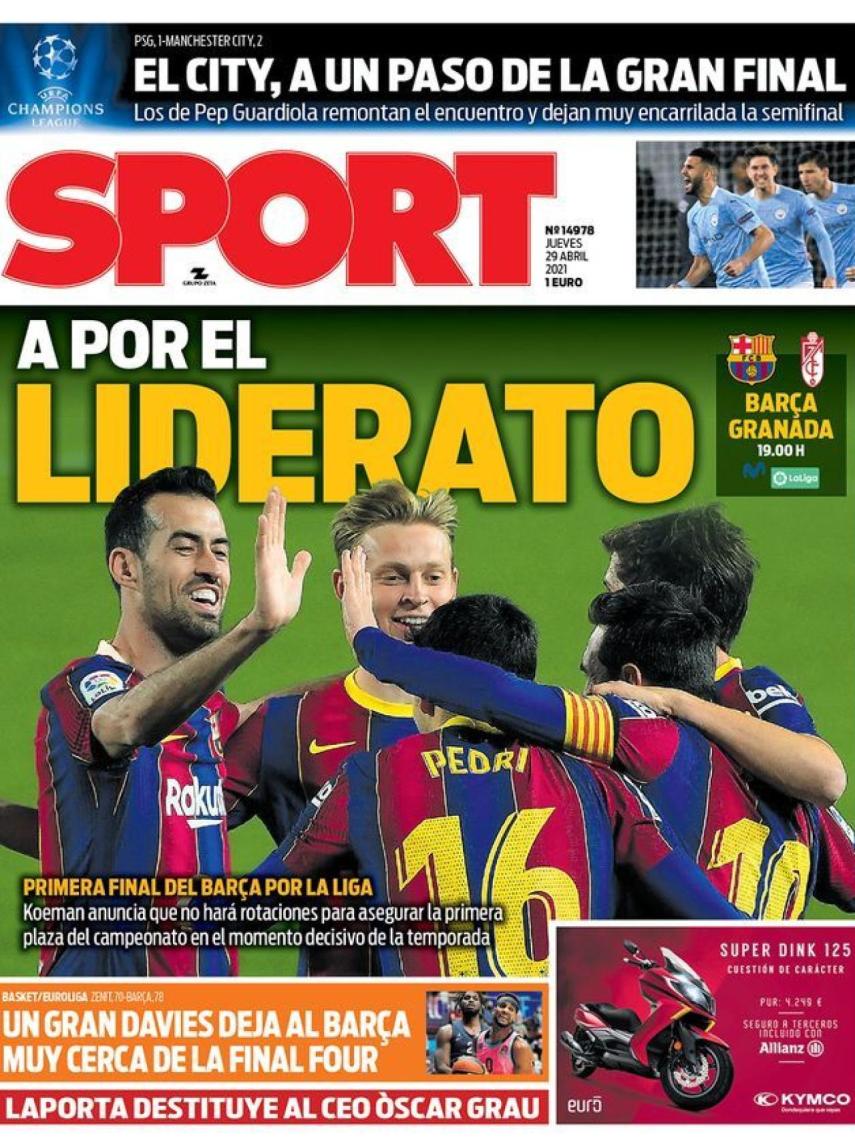 Portada SPORT