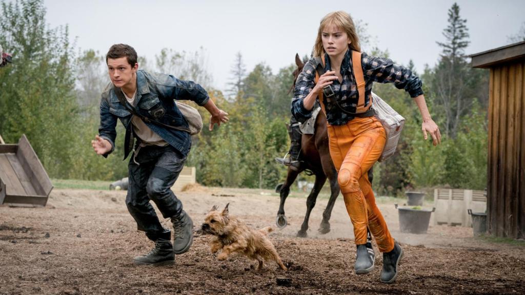 Tom Holland y Daisy Ridley en 'Chaos Walking'.