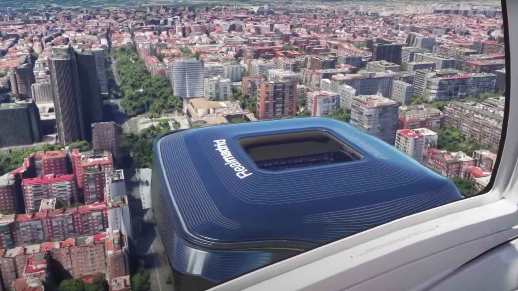 La simulación hiperrealista del Santiago Bernabéu