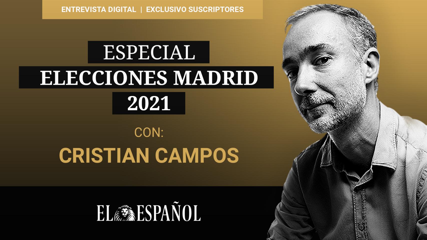 Analiza con Cristian Campos las elecciones de Madrid del 4 de mayo