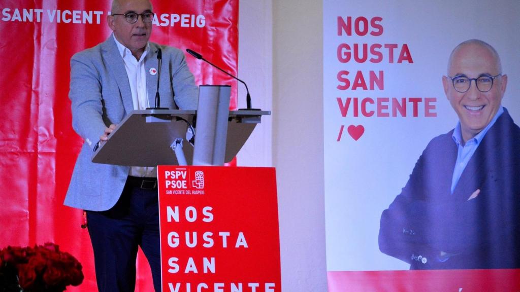 El alcalde y secretario general, Jesús Villar, en la pasada campaña municipal.