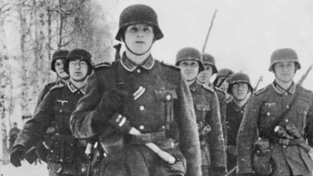 Soldados alemanes en el frente oriental en 1942.