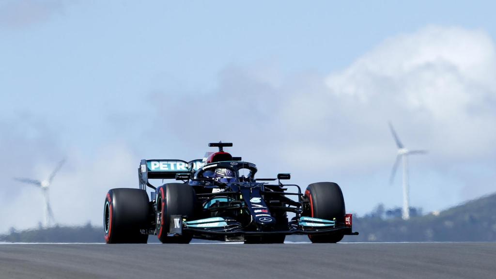 Lewis Hamilton en el circuito portugués de Portimao