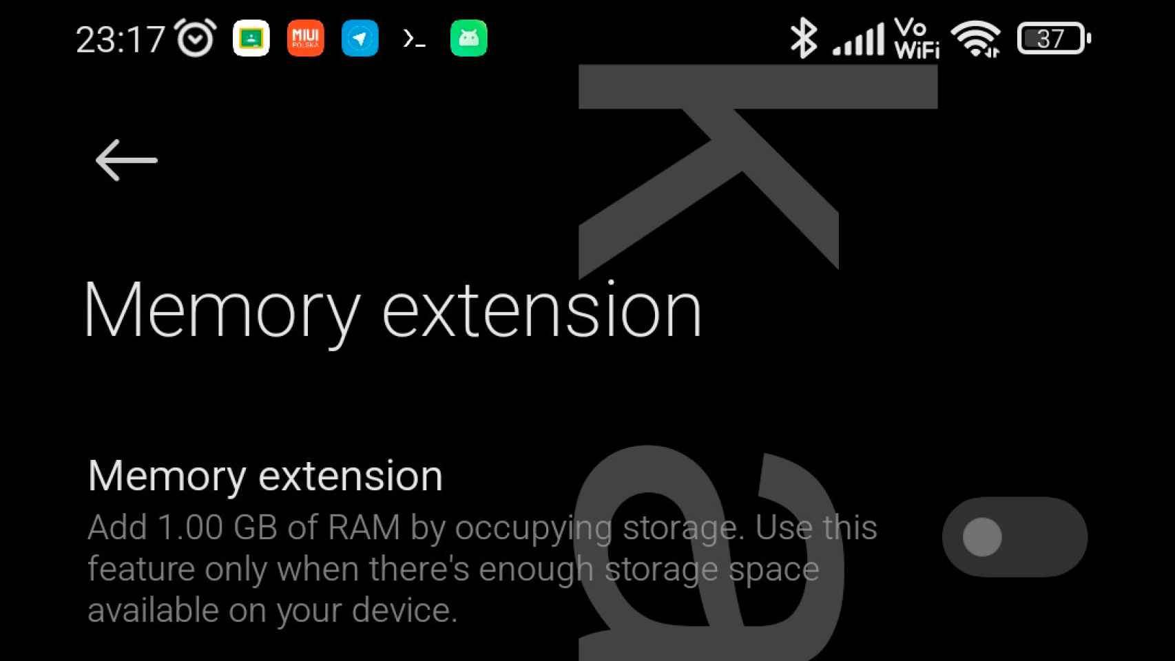 Extension de memoria en Xiaomi