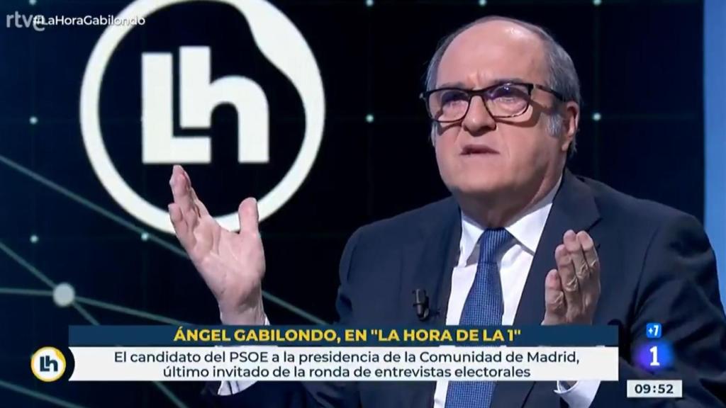 Ángel Gabilondo durante la entrevista.