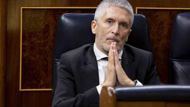 Fernando Grande-Marlaska, en el Congreso de los Diputados.