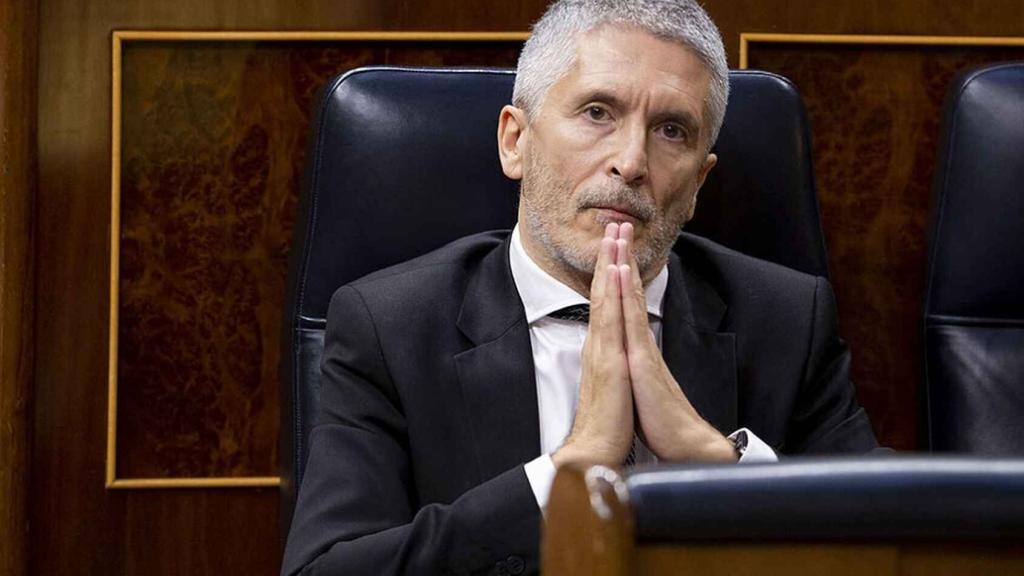 El ministro de Interior, Fernando Grande-Marlaska, en el Congreso de los Diputados.