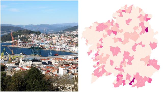 Covid: Los municipios de Galicia más afectados en contagios e incidencia