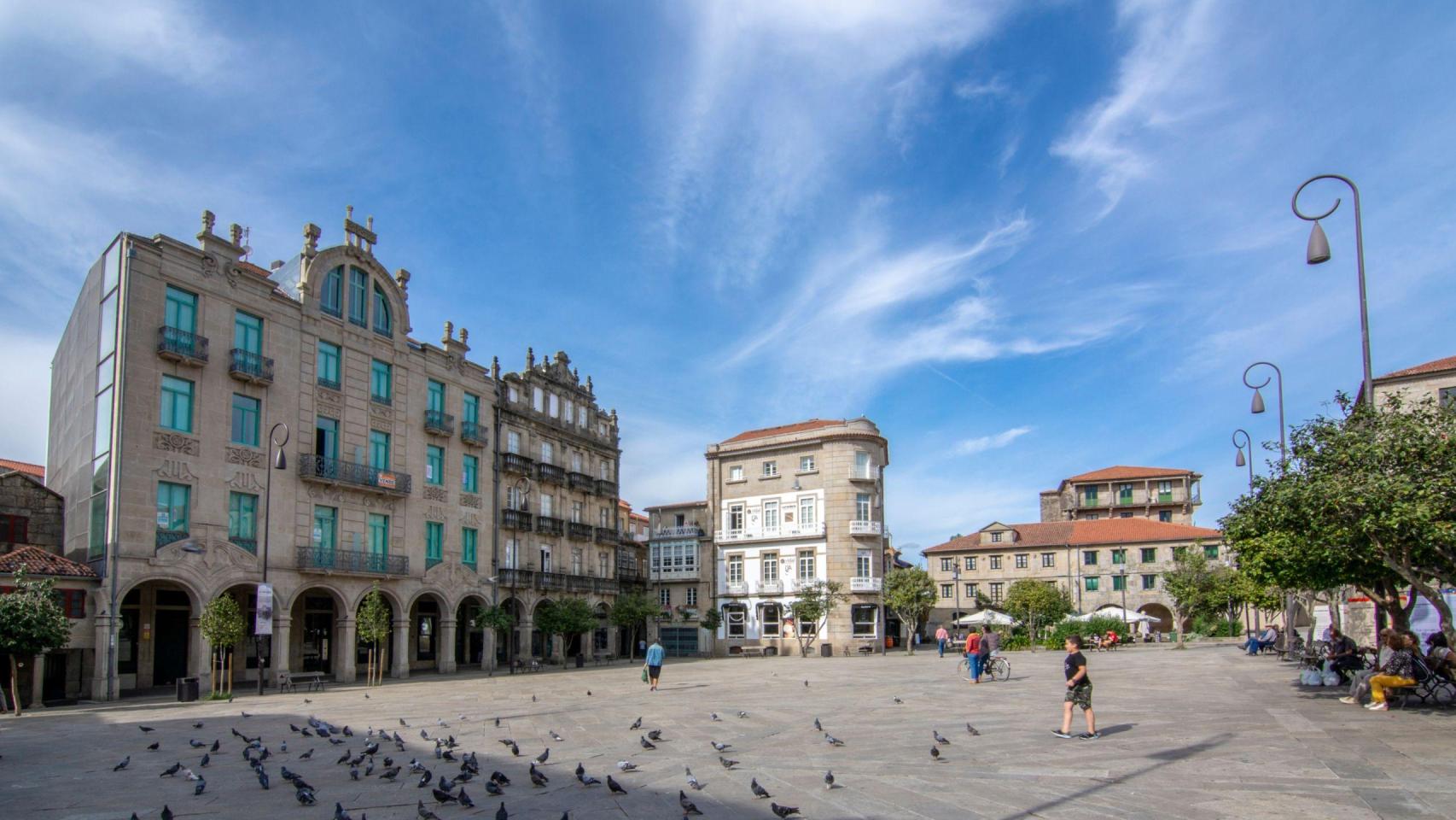 Plaza de la Herrería en Pontevedra