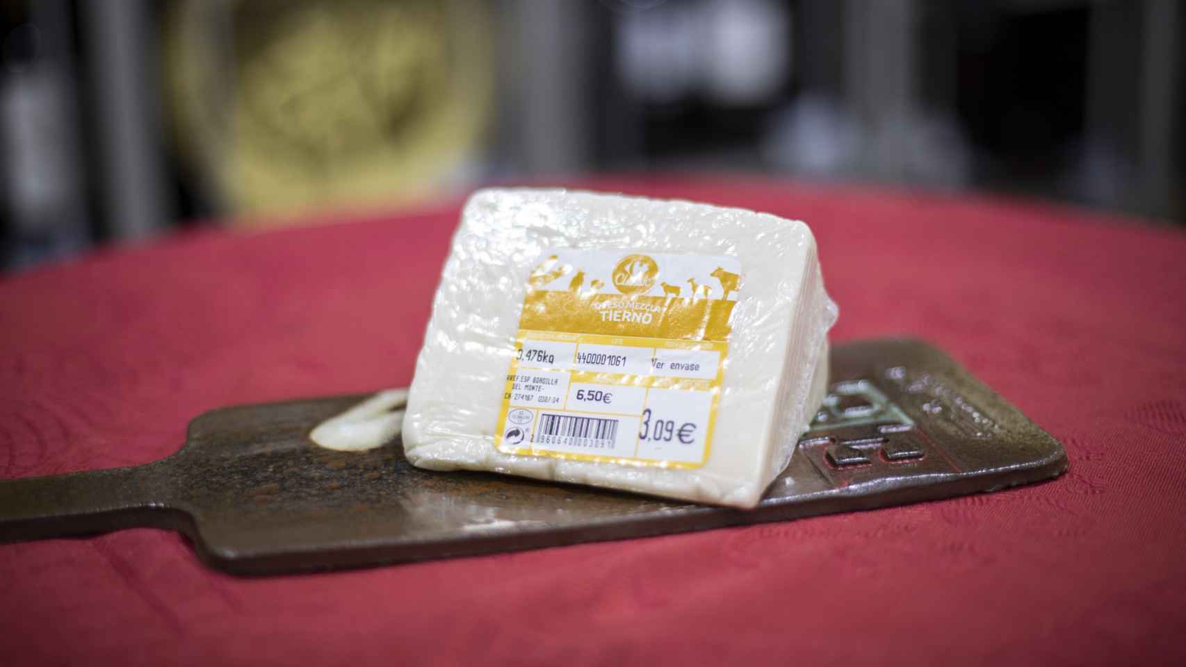 La cuña de queso tierno de Carrefour.