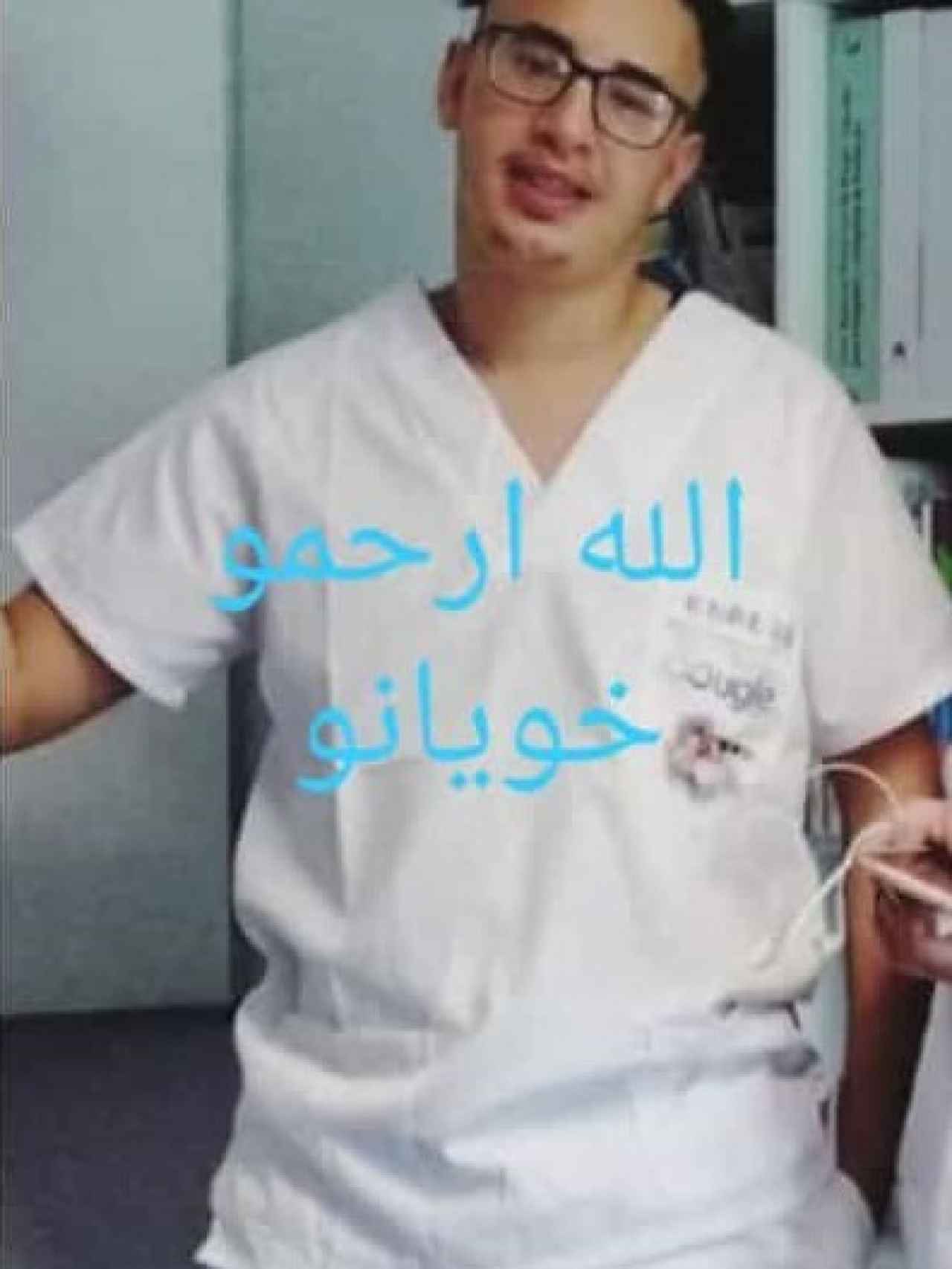 Una imagen de Khalid que se ha viralizado entre la población marroquí donde piden que Allah le cuide.