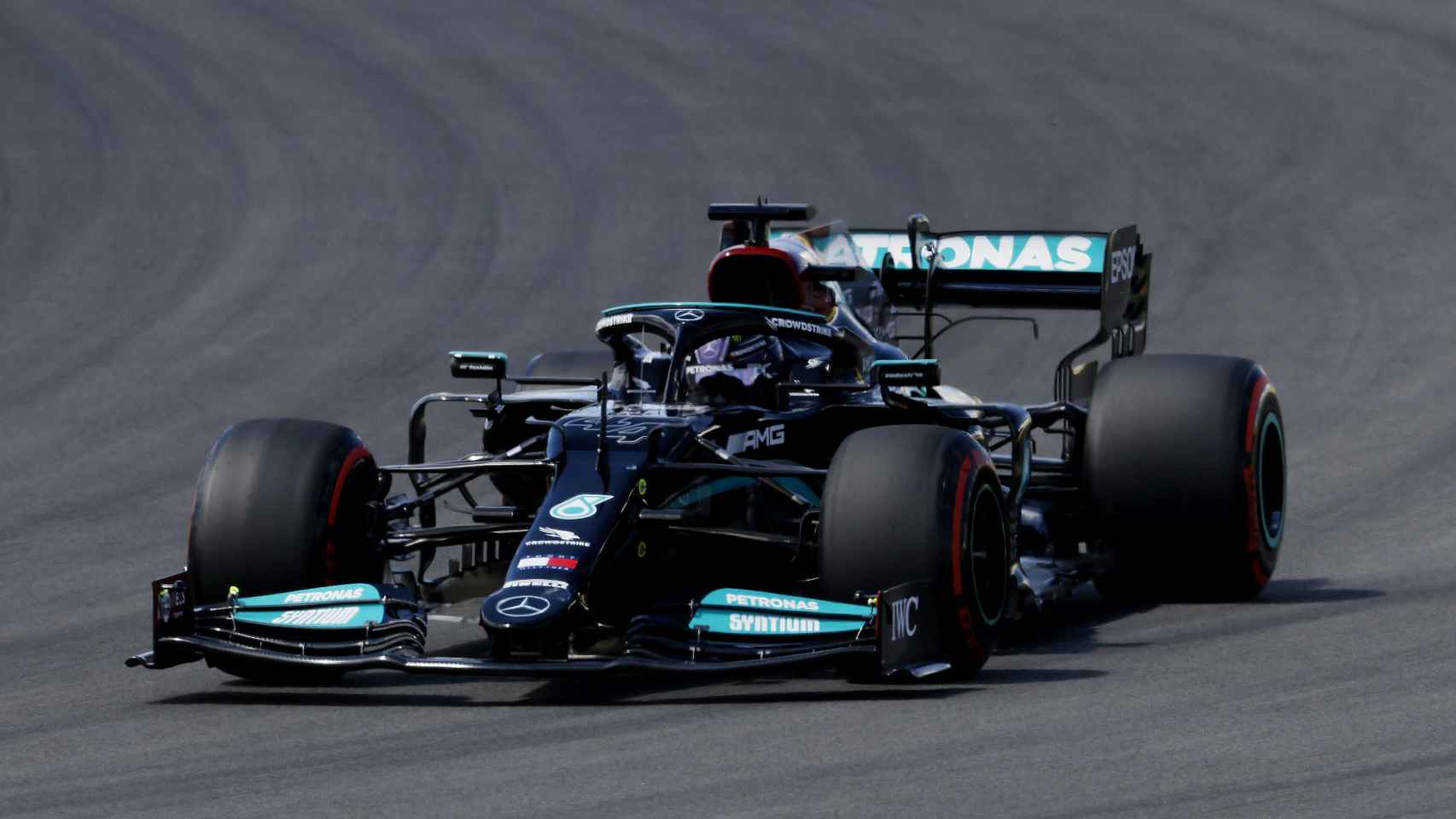 Hamilton en la clasificación del Gran Premio de Portugal