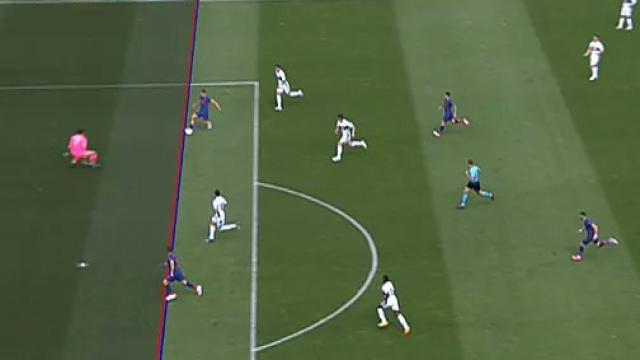 Gol anulado por el VAR a Luis Suárez por fuera de juego