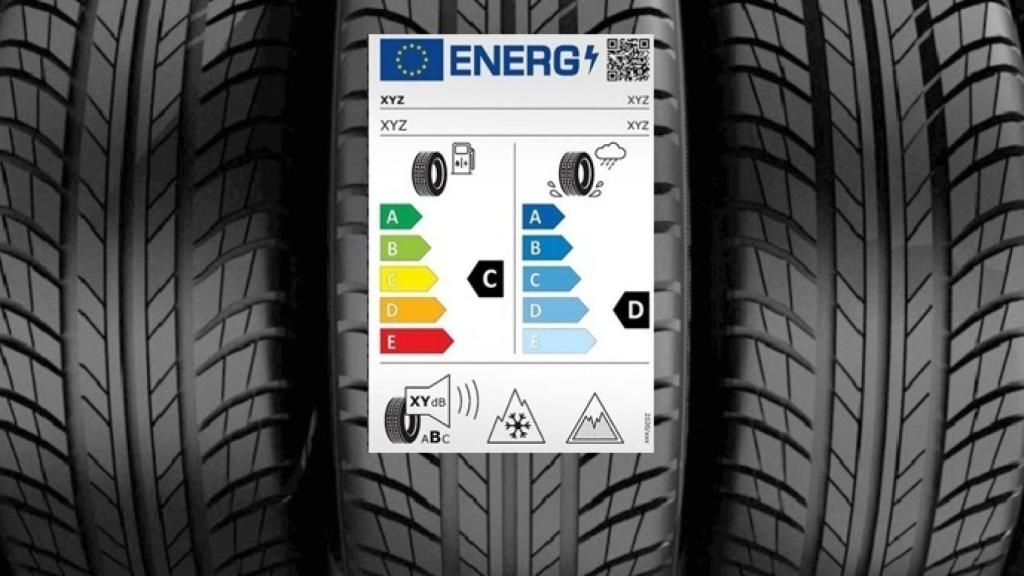 Nueva etiqueta de los neumáticos.
