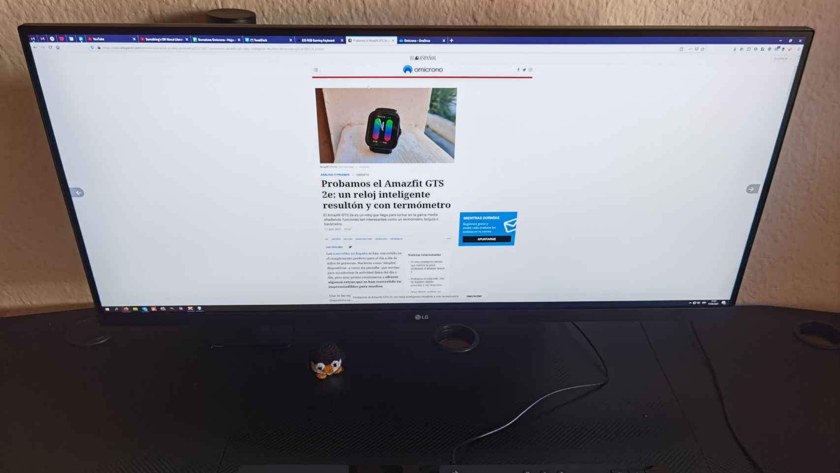 Usar el monitor LG Ergo se traduce en una gran experiencia con el ordenador