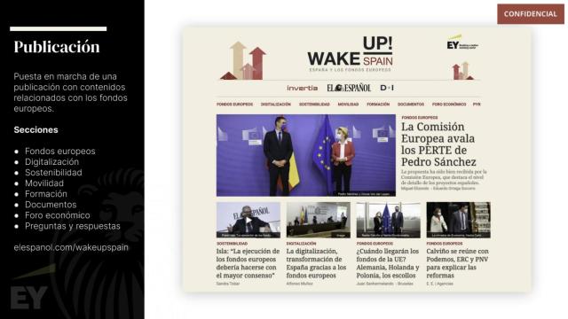 El documento interno de trabajo para el lanzamiento de la nueva publicación Wake Up, Spain!