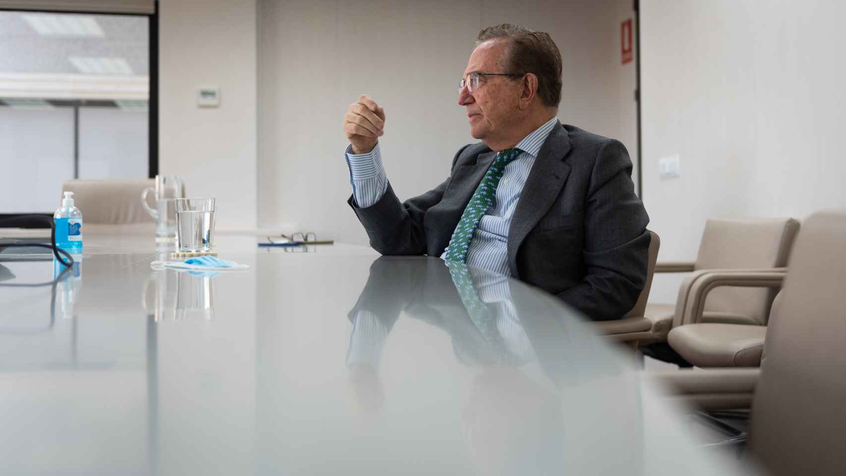 José María Fernández Sousa Faro, presidente de PharmaMar, en la sede de la compañía.